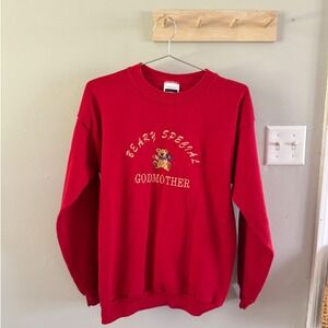 Vintage Tultex embroidered crewneck